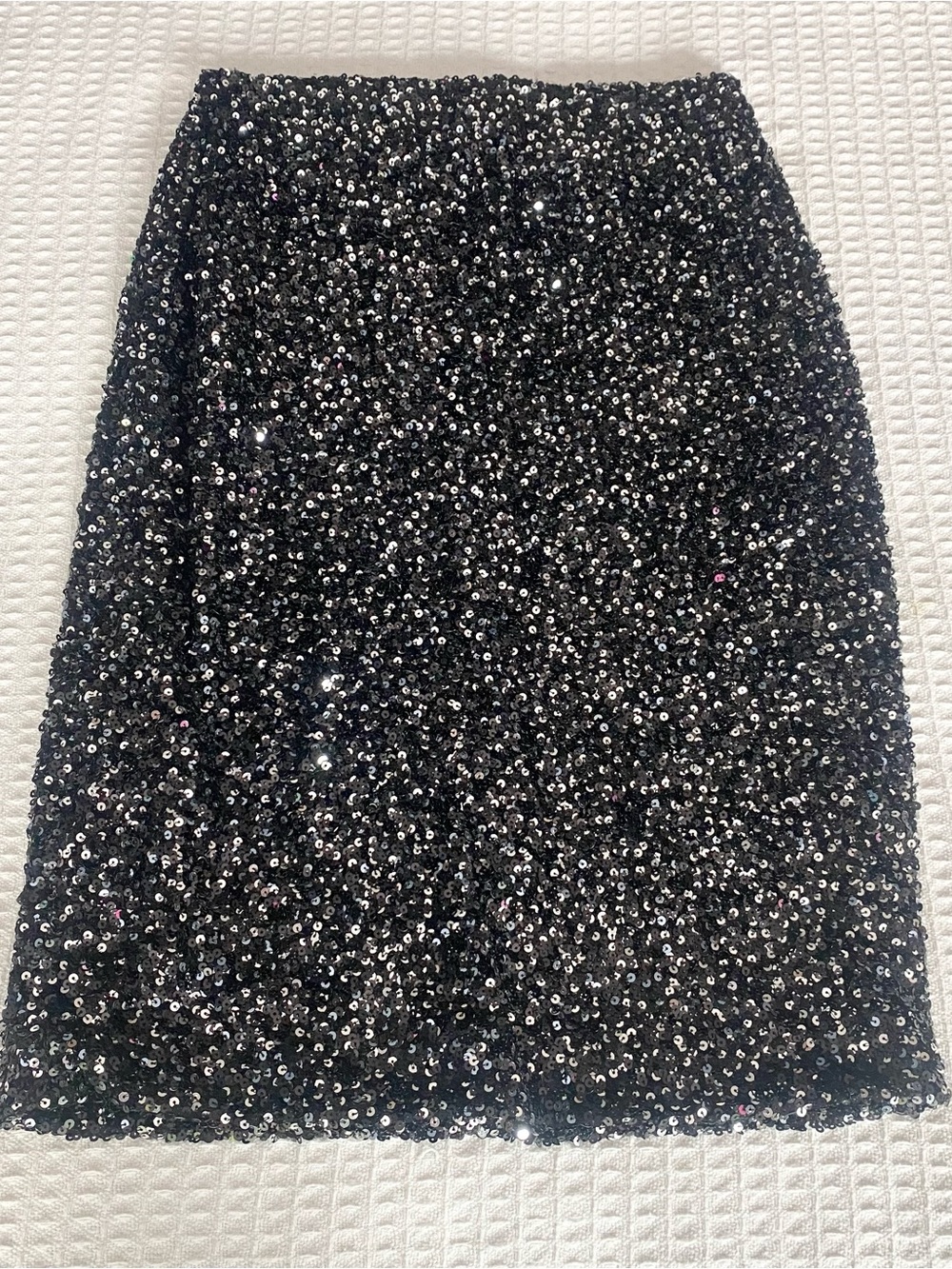 GAP Black Sequin Pencil Skirt medium